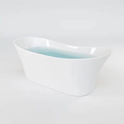Modern 1500x750x720mm Acrylic Freestanding Bathtub with Seamless Bonding and 5-Year Warranty for Hotels and Homes