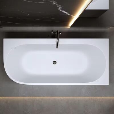 Acrylic Freestanding Bathtub with Seamless Bonding Anti-Slip Treatment and 1500x750x720mm Size for Hotels and Homes