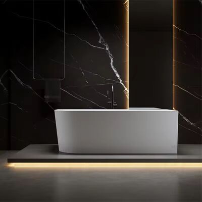Acrylic Freestanding Bathtub with Seamless Bonding Anti-Slip Treatment and 1500x750x720mm Size for Hotels and Homes
