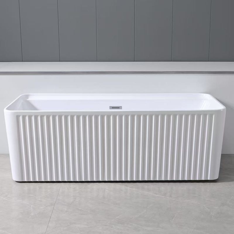 Personalized Stand Alone Acrylic Soaking Tubs Stand Alone 59x30 Anti Slip