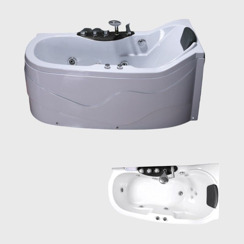 Waterfall Surfing Heated Jacuzzi Bathtubs Air Jetted Massage With Seat