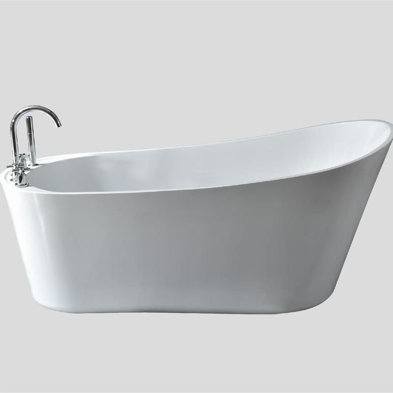 Lightweight Corner 1700 Freestanding Bath Acrylic For Commercial Household Bathroom