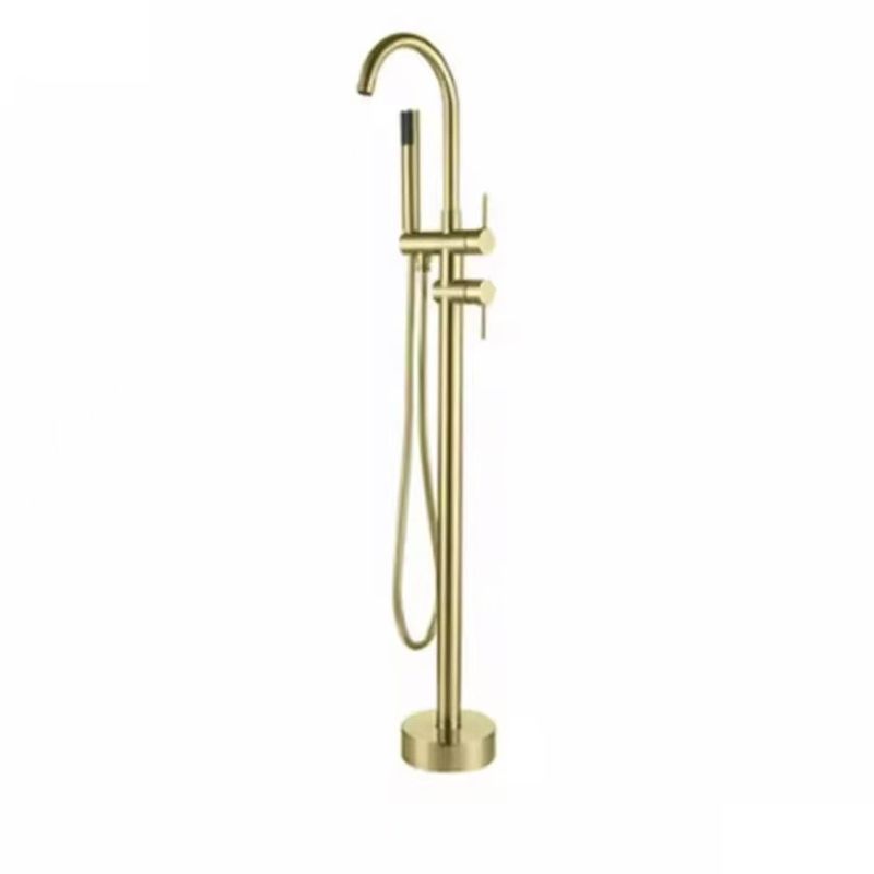 Commercial Deck Mount Tub Faucet Brass Brushed Gold Bronze Custom