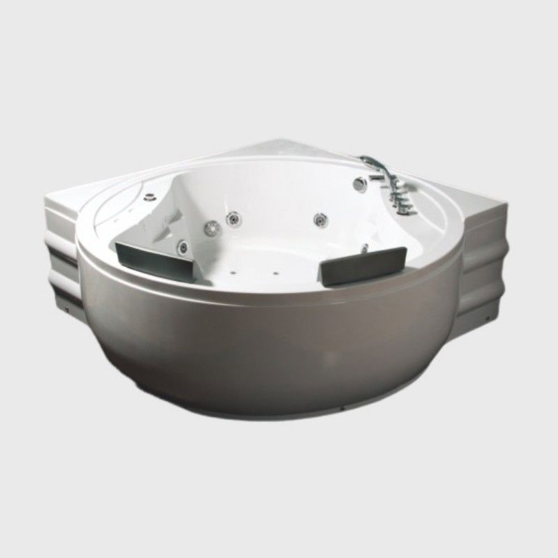 Alkali Free Fiberglass Custom Freestanding Bathtub Whirlpool Bubble Air Massage