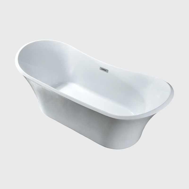 Hotel Relaxation Freestanding Slipper Bath Oval Small Big Size Floor Mounted