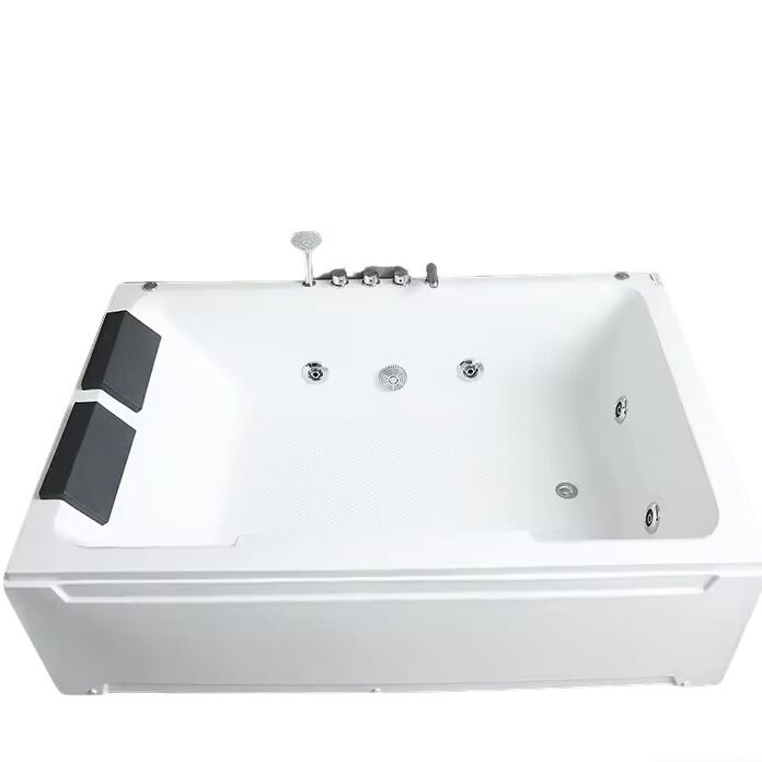 Acrylic Jacuzzi Bathtub with 5-year Warranty, Customizable Dimensions, and Seamless Bonding for Durability