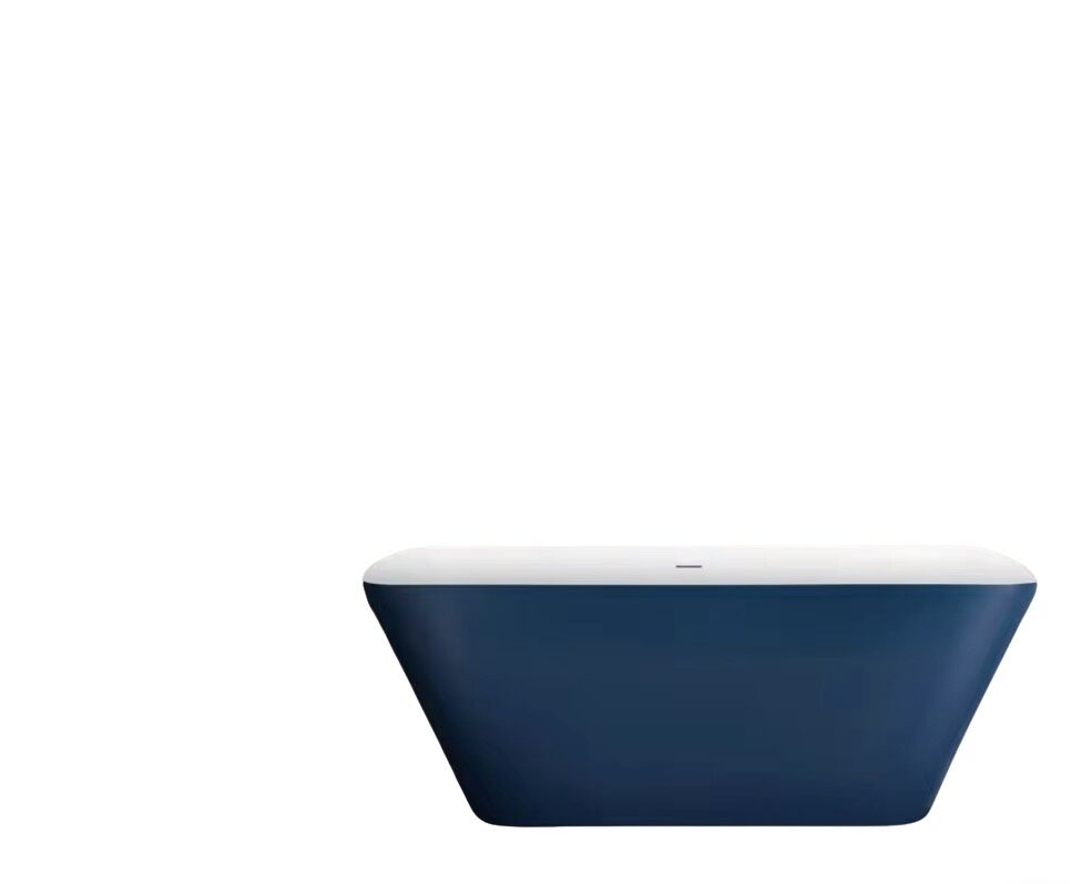 Durable Multi-layer Composite Acrylic Free Standing Bathtub with Seamless Bonding and Anti-slip Treatment