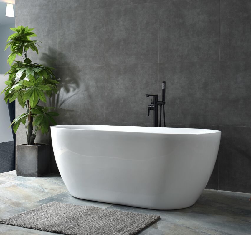 Modern Acrylic Free Standing Bathtubs designed for comfort durability and customizable colors perfect for hotel and home bathroom environments