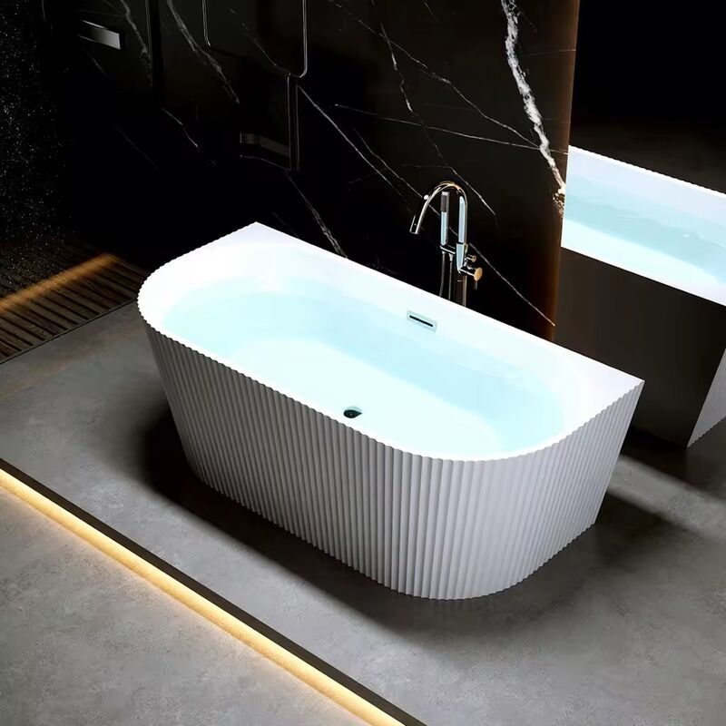Acrylic Free Standing Bathtub with Custom Sizes Simple Installation and Excellent Heat Retention for Hotels and Homes