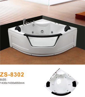 Premium Acrylic Freestanding Jacuzzi Bathtub With Hydro-Massage Jets For Luxury Hotels & Spa Projects