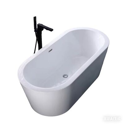 1700x750x720mm Akrilik Serbest Durumlu Küvet, Dikişsiz Birleştirme ve 5 Yıl Garanti