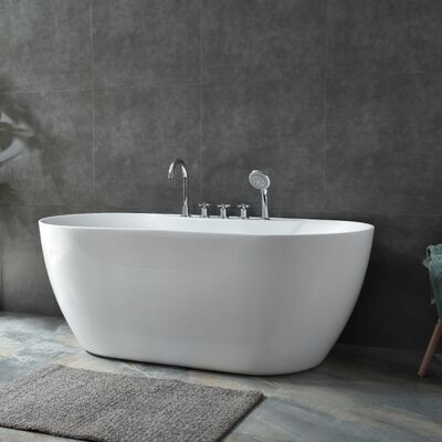 Des baignoires en acrylique personnalisables, conçues avec de l'acrylique durable de style moderne et adaptées aux toilettes d'hôtel et de maison