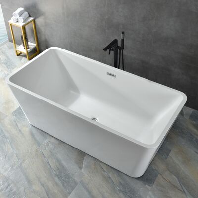 Durable Acrylic Free Standing Bathtub with Customizable Colors and Modern Design for Hotel and Home Bathrooms
